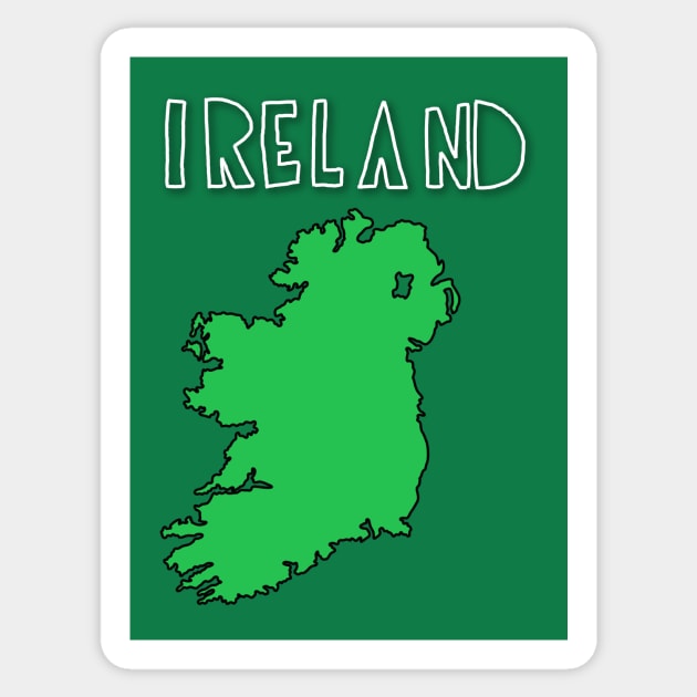 Ireland Sticker by Rossla Designs